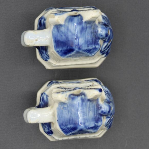 Vintage Dutch Windmill Salt Pepper Shakers Holland Delft Style Occupied Japan - Picture 6 of 6